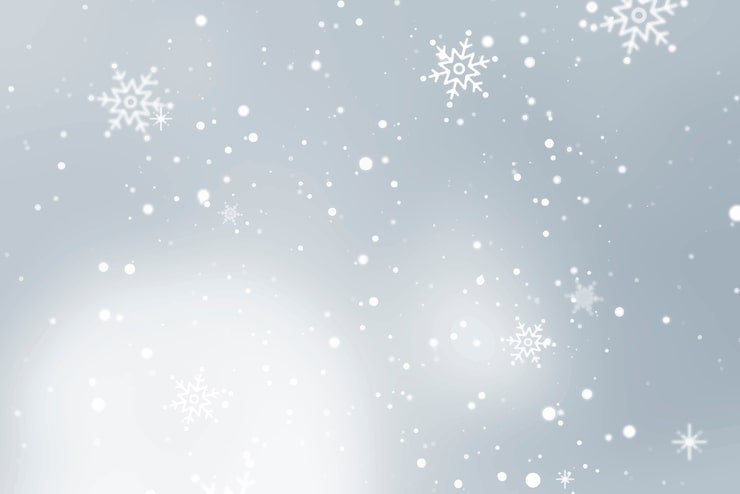 無料Vector 灰色の背景に降る雪