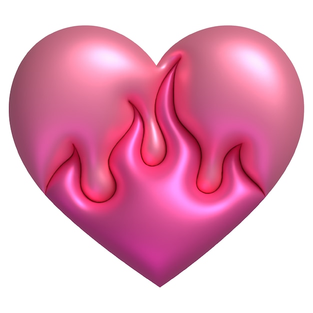 Kostenlose PSD 3d-rendering des y2k-icon-designs