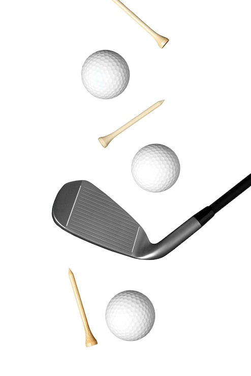 Kostenlose PSD einzelne golfartikel