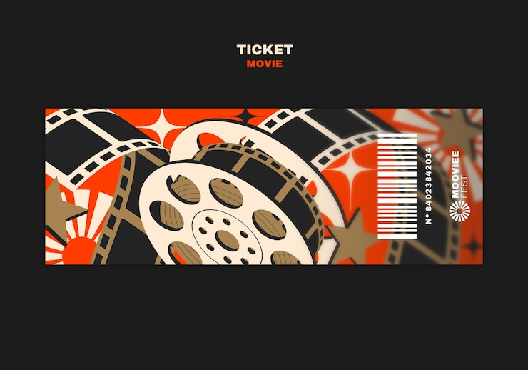 Kostenlose PSD filmvorlage-design