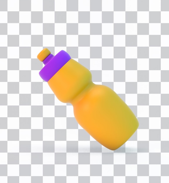 Kostenlose PSD flasche rechte seite