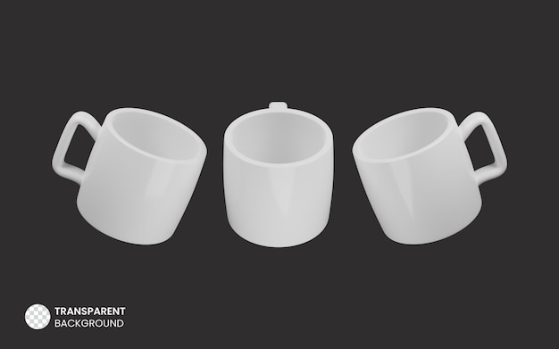Kostenlose PSD isolierte 3d-kaffeebecher-symbol