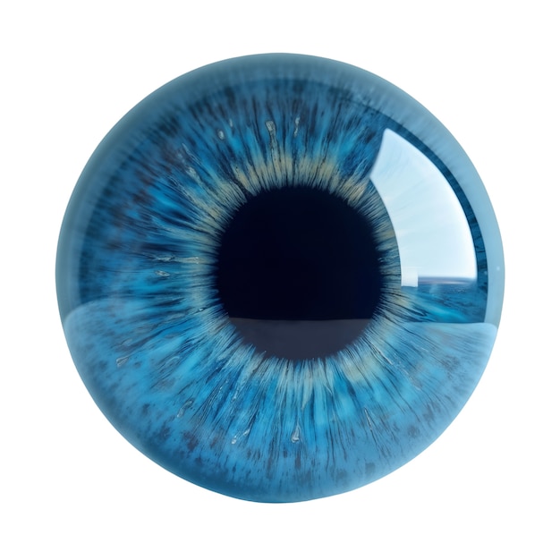 Kostenlose PSD isolierte iris des auges