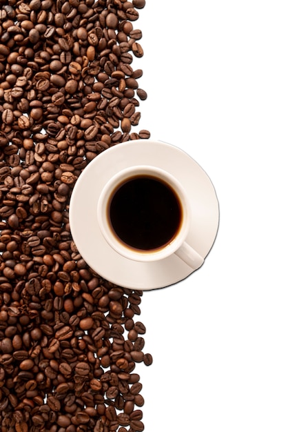 Kostenlose PSD kaffeebohnenmuster
