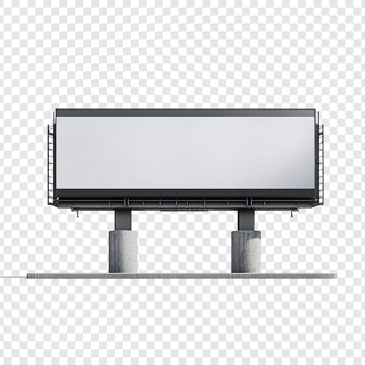 Kostenlose PSD leere billboard-mockup perfekt für werbedesign