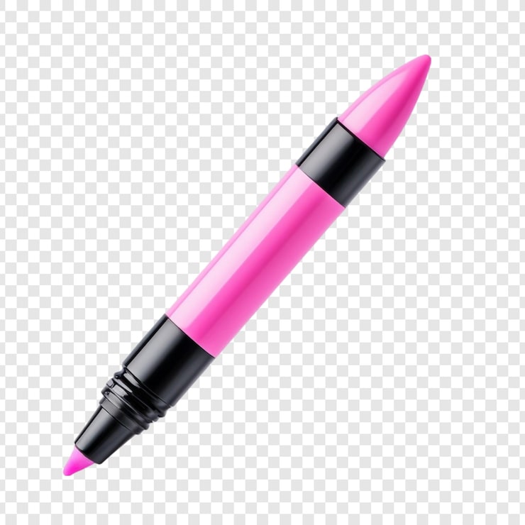 Kostenlose PSD leuchtend rosa markierung in nahaufnahme