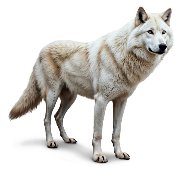 Kostenlose PSD schöner wolf isoliert