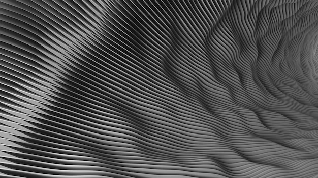Gratis Foto abstrakt geometrisk bølgete folder bakgrunn