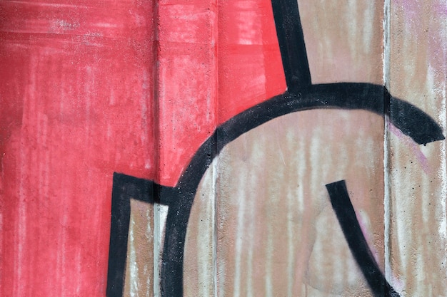 Gratis Foto abstrakt mural graffiti komposisjon