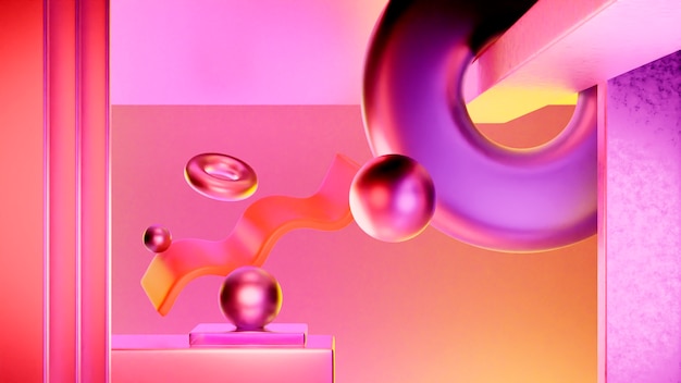 Gratis Foto abstrakt neon bakgrunn