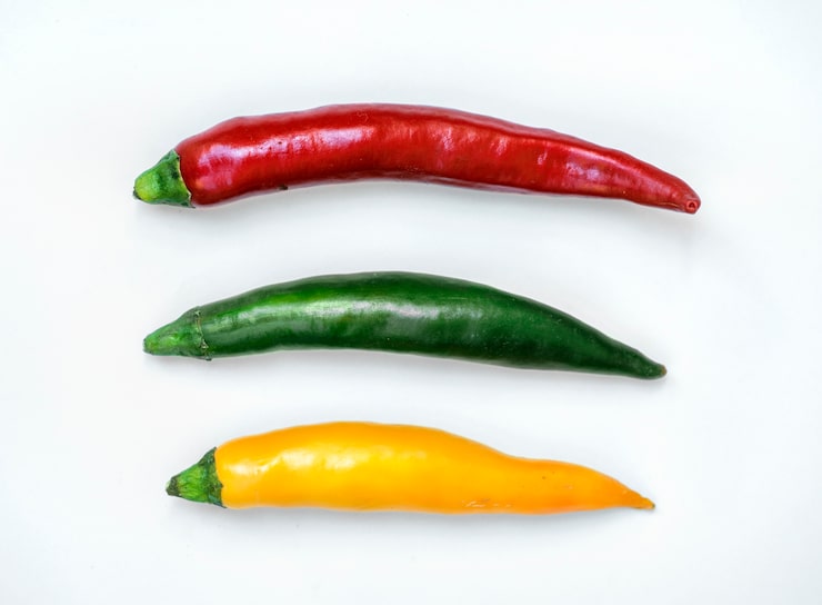 Gratis Foto chilipepper isolert