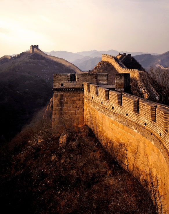 Gratis Foto den kinesiske mur ved soloppgang, badaling, nær beijing.