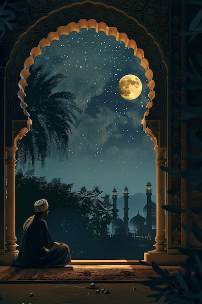Gratis Foto digital kunst av ramadan-feiring