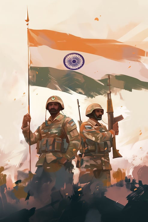 Gratis Foto digital kunst som skildrer indias uavhengighetsdag