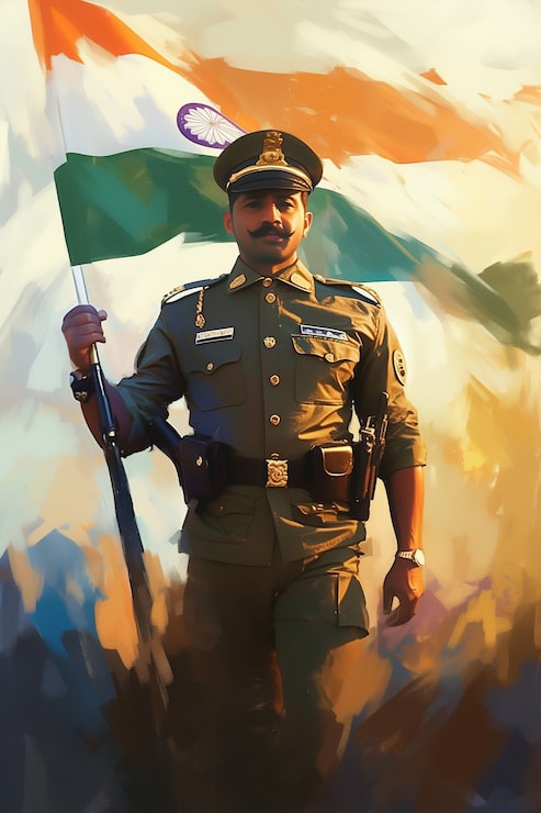 Gratis Foto digital kunst som skildrer indias uavhengighetsdag