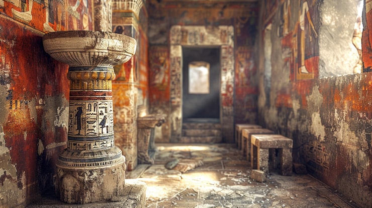 Gratis Foto egyptisk vegg med hieroglyfer