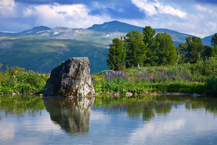Gratis Foto fjellinnsjø