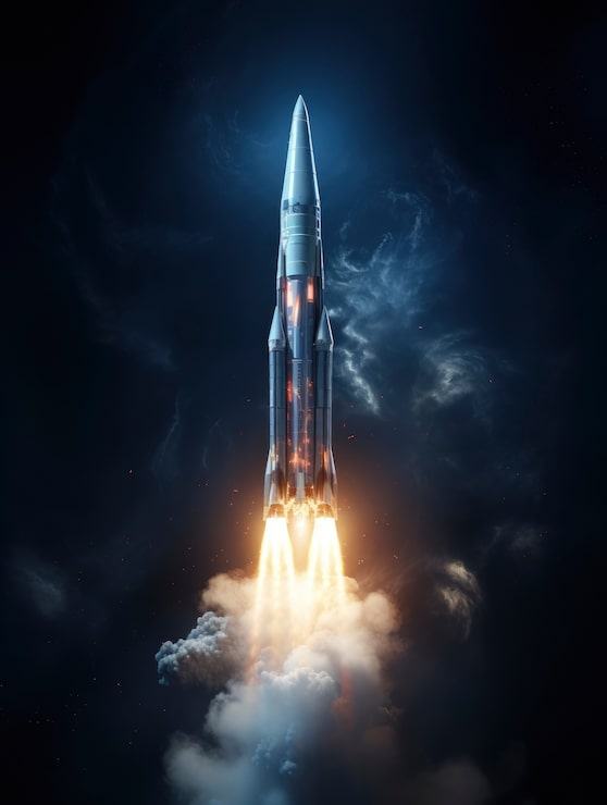 Gratis Foto futuristisk romrakett med fantasy design