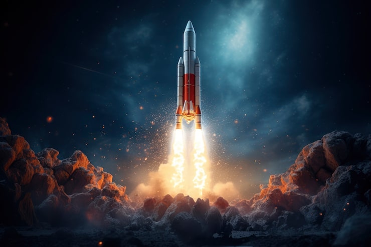 Gratis Foto futuristisk romrakett med fantasy design