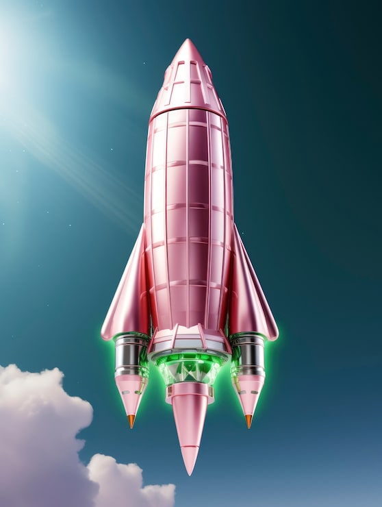 Gratis Foto futuristisk romrakett med fantasy design