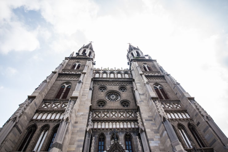 Gratis Foto katedral med to tårn