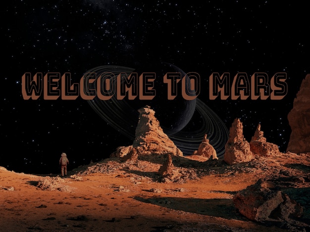 Gratis Foto konsept: reise til planeten mars