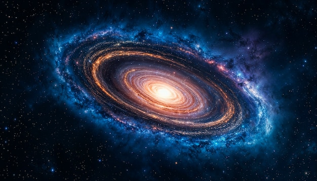 Gratis Foto kosmisk spiralgalakse