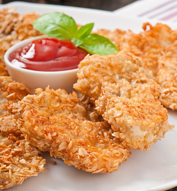 Gratis Foto kyllingnuggets