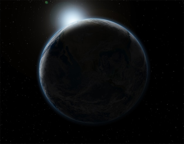 Gratis Foto mørk planet