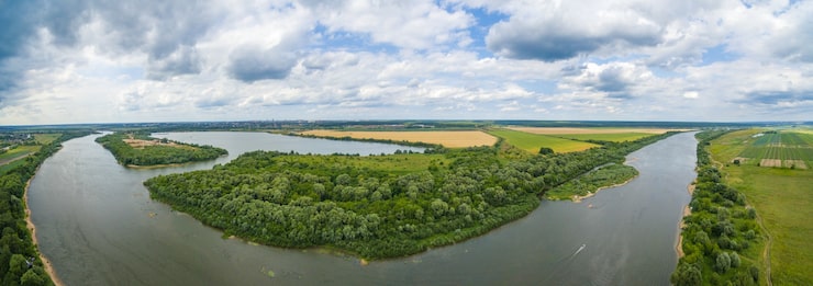 Gratis Foto oka-elvens panorama