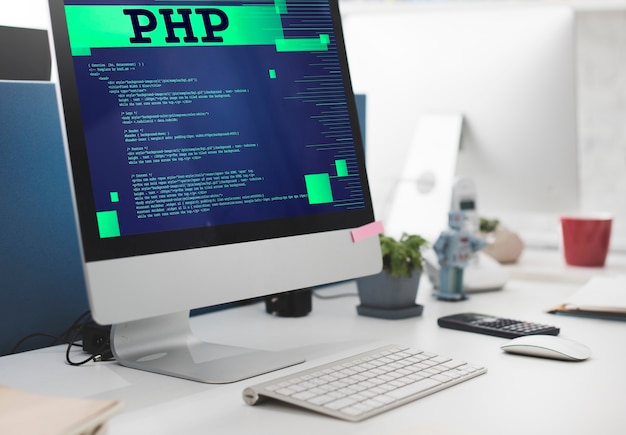 Gratis Foto php koding datamaskin css data digital funksjon konsept