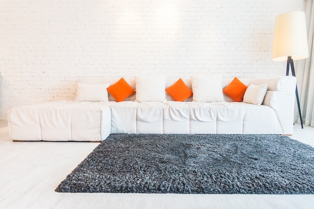 Gratis Foto stor sofa med puter