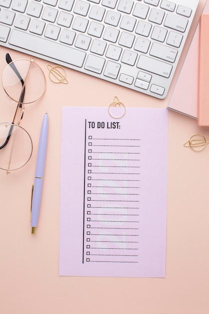 Gratis Foto tidorganisering med planlegger, flat lay