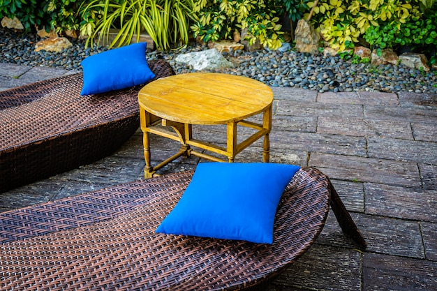 Gratis Foto tom stoldekorasjon utendørs terrasse