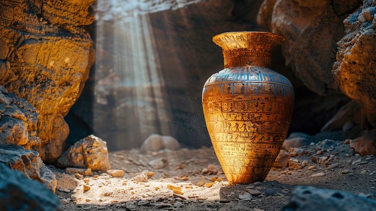 Gratis Foto utsikt over eldgammelt tempel og grav fra oldtidens egypt