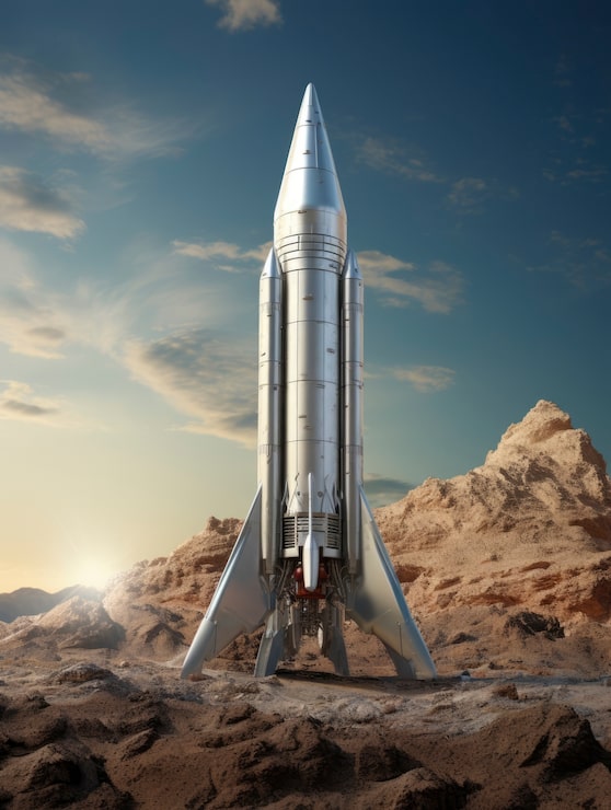 Gratis Foto utsikt over futuristisk romrakett