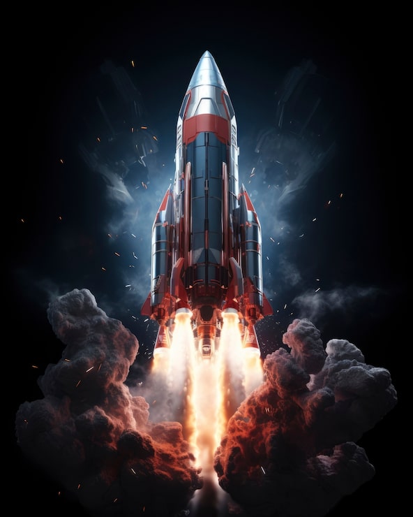 Gratis Foto utsikt over futuristisk romrakett