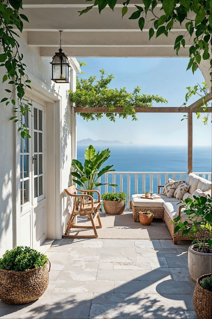Gratis Foto vakker santorini-hage