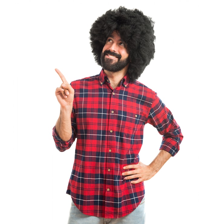 Gratis Bild afro man som tänker