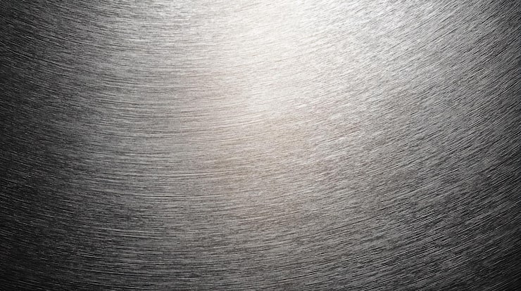 Gratis Bild borstad metalltextur med ljusreflektion