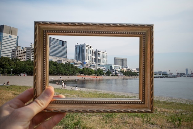 Gratis Foto indramning af landskab under rejse