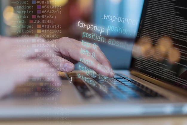 Gratis Bild koncept för collage med html och css