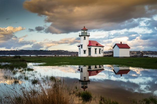 Gratis Bild point robinson lighthouse