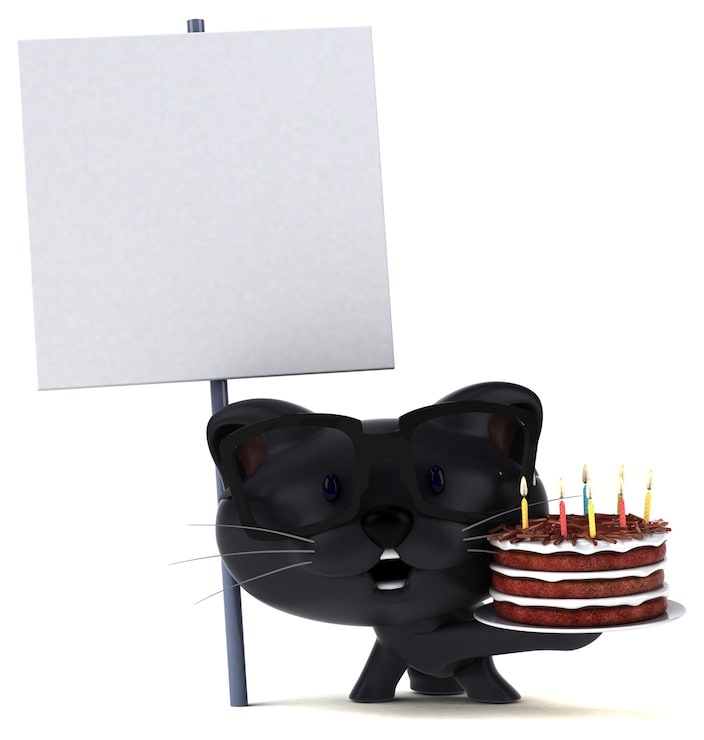Gratis Bild rolig katt – 3d-illustration