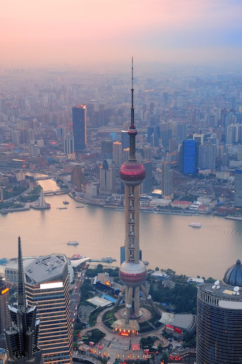 Gratis Foto shanghai solnedgang
