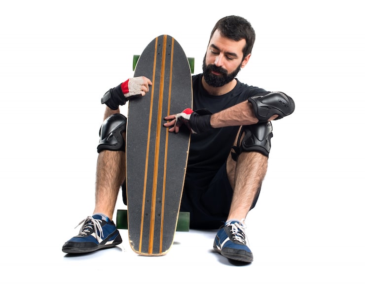 Gratis Bild skateboardåkare med sin skateboard