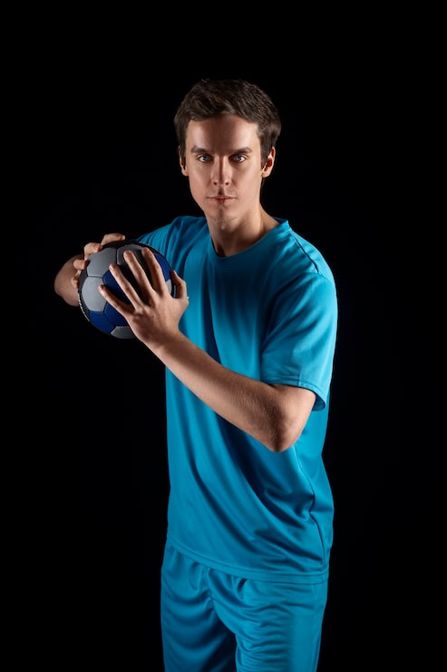 Gratis Bild studio porträtt av handbollsspelare