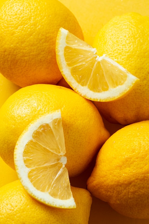Gratis Bild toppvy av läcker citronarrangering