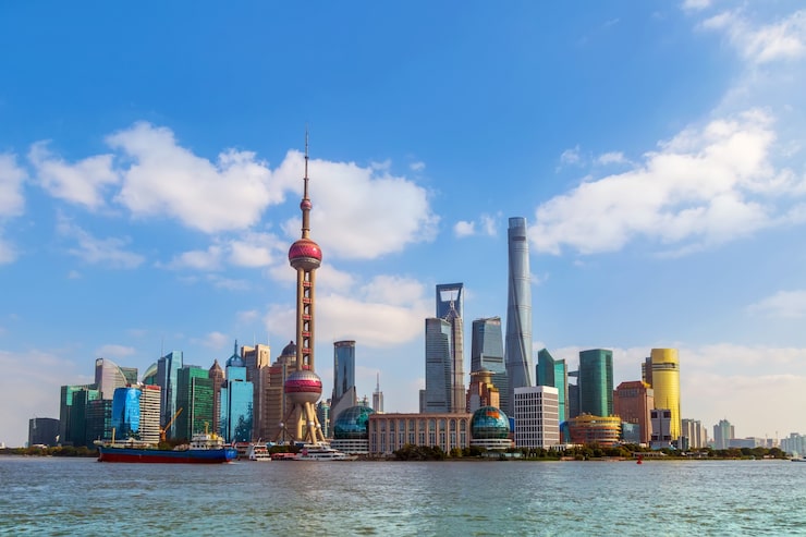 Gratis Foto turisme blå himmel rejse skyskrabere shanghai