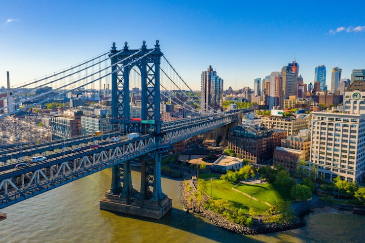 Gratis Bild vacker manhattan bridge i new york, usa
